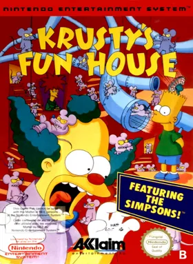 Krusty's Fun House (Europe) box cover front